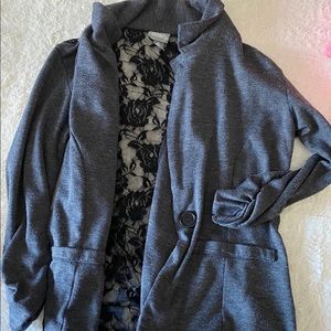Lace blazer